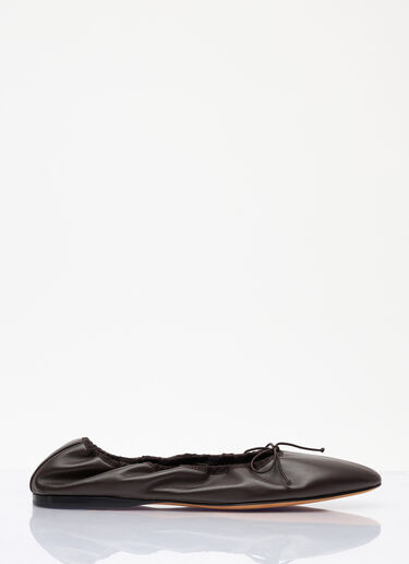 The Row Awar Ballerina Flats Brown row0258025
