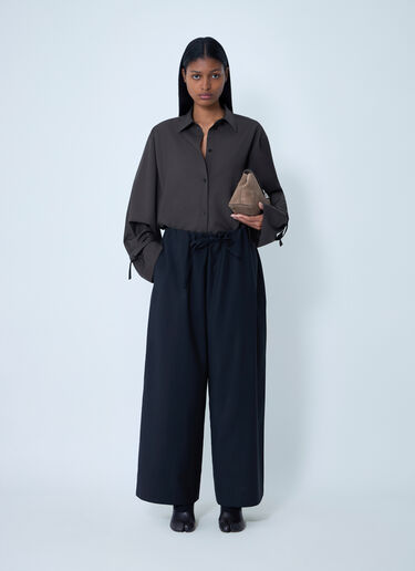 Drawstring Dinner Pants TOTEME Drawstring Dinner Pants Black tot0263022