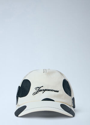 Jacquemus La Casquette Baluchon Cap White jac0366010