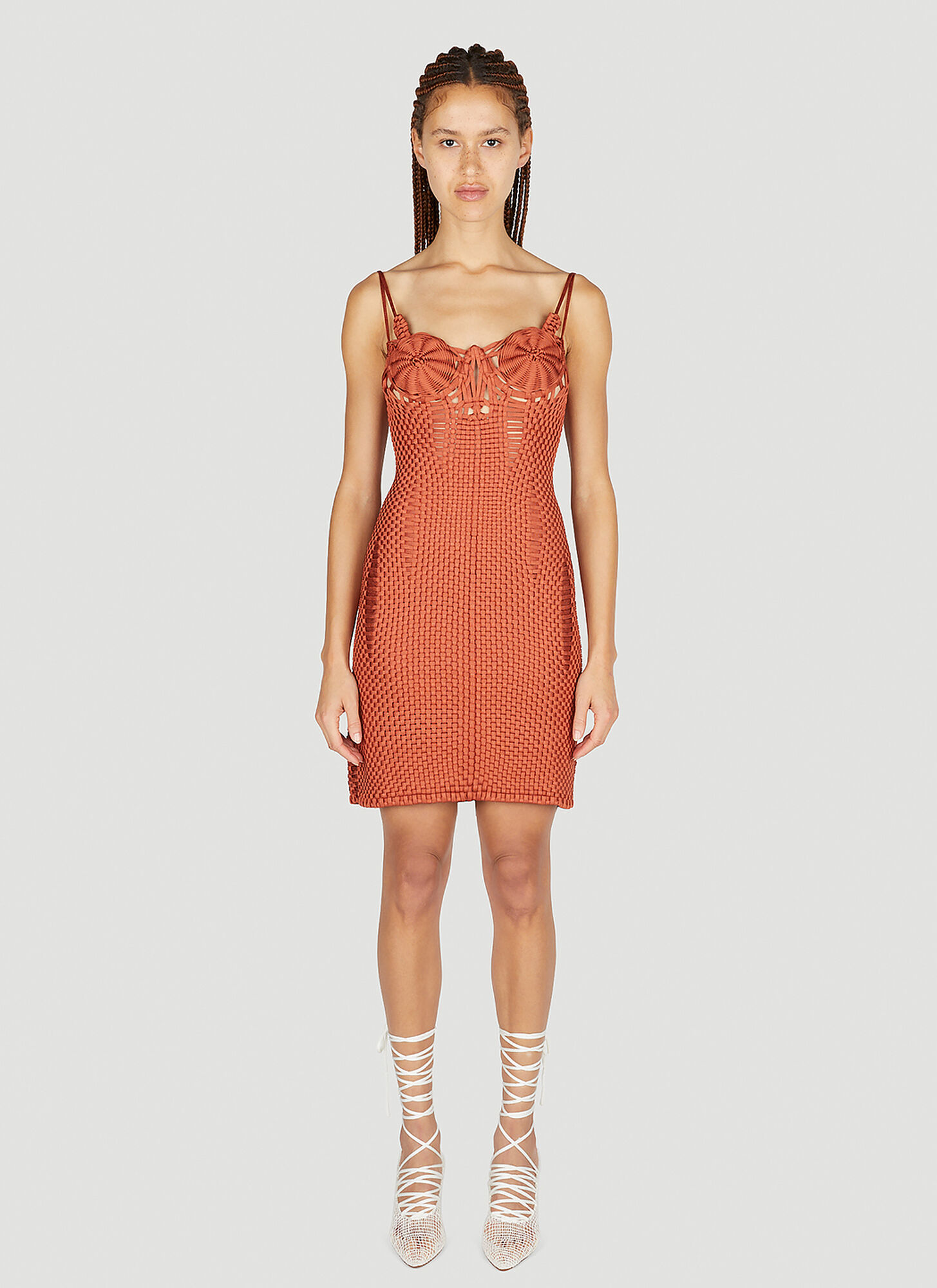 Isa Boulder Scarecrow Dress In Red