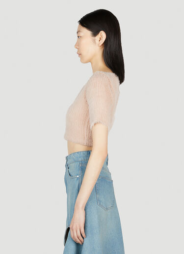 MM6 Maison Margiela リバーシブルフラッフィートップ ベージュ mmm0252011