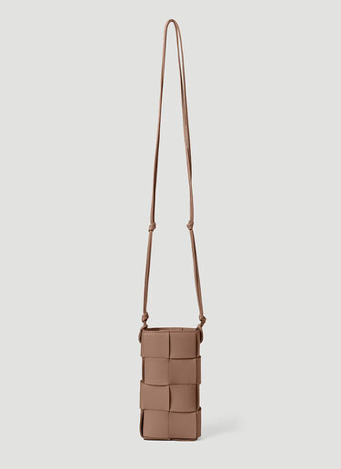 Bottega Veneta イントレチャートスマホポーチ カーキ bov0253042