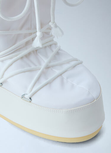 LN-CC® - Moon Boot: Icon Nylon Boots - White Moon Boot Icon Nylon Boots White mnb0366002