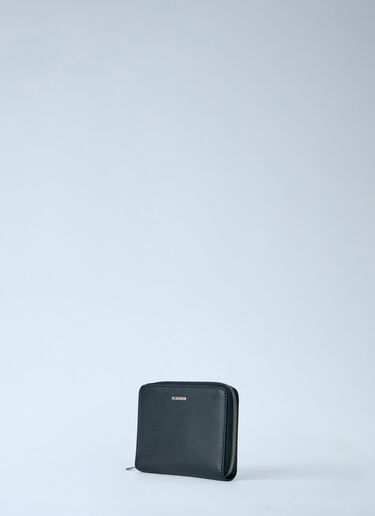 LN-CC® - Jil Sander: Pocket Zip Around Wallet - Black Jil Sander Pocket Zip Around Wallet Black jil0164009