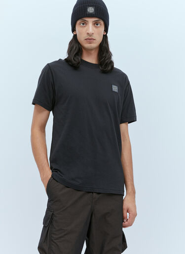 Logo Patch T-Shirt Stone Island Logo Patch T-Shirt Black sto0154074