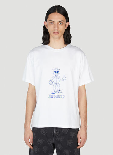 Rassvet 멘 킵 댄싱 티셔츠 화이트 rsv0152002