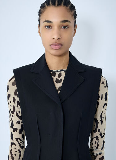 Sportmax Oca Tailored Vest Black spx0260005