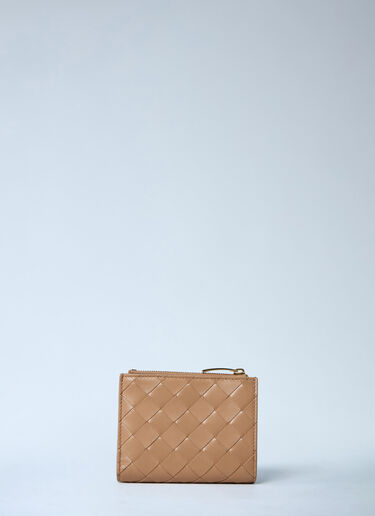 Small Bi-Fold Intrecciato Wallet Bottega Veneta Small Bi-Fold Intrecciato Wallet Beige bov0262024