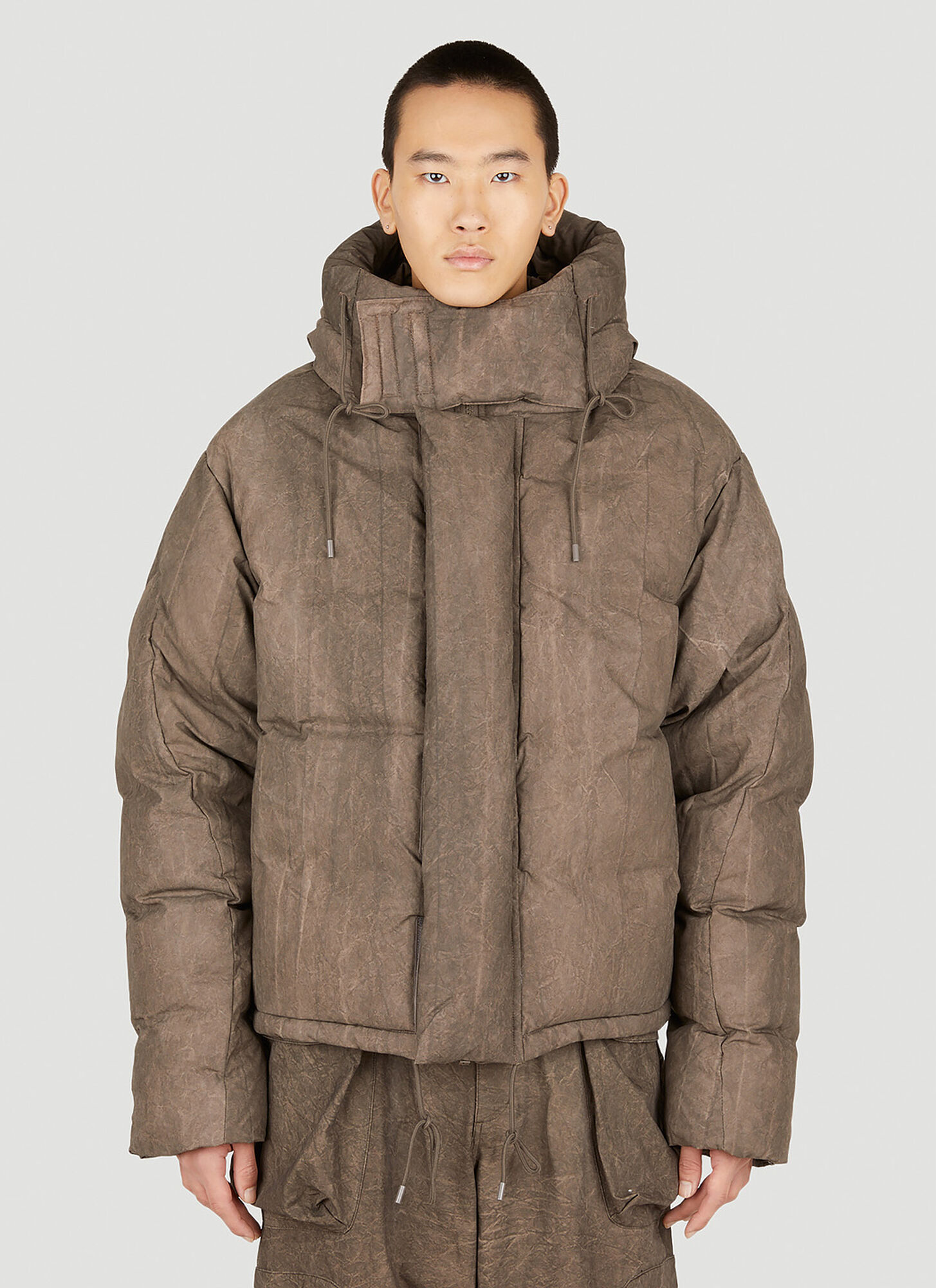 Entire Studios Soa Puffer Jacket Male Brown | ModeSens