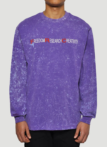 032C Freedom Research Creativity Sweatshirt Purple cee0139005