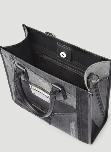 Dolce & Gabbana 小号拼布牛仔托特包 黑 dol0154010