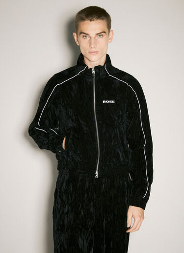 Martine Rose Shrunken Track Jacket Black mtr0158003