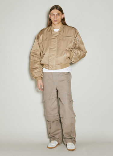 Entire Studios A-2 Bomber Jacket Beige ent0153001