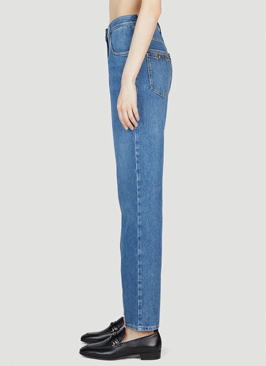 Gucci 80s Fit 马衔扣牛仔裤 蓝色 guc0253029