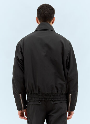 Dries Van Noten Viller 飞行员夹克 黑色 dvn0158006