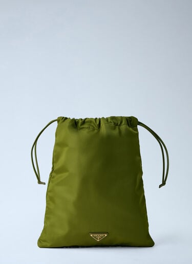 Prada Re-Nylon Wish Pouch Bag Green pra0264017