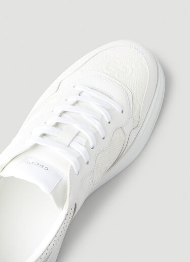 Gucci GG Embossed Sneakers White guc0147081