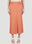Christopher Esber Crystal Orbit Ruched Skirt Orange chr0252011