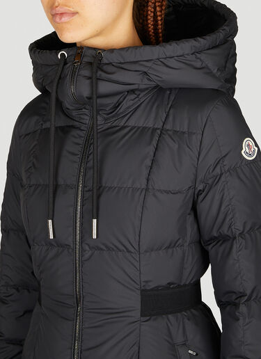 Moncler Faucon Long Down Coat Black mon0254019