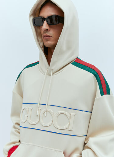 Gucci 네오프렌 웹 스웨트셔츠 베이지 guc0153024