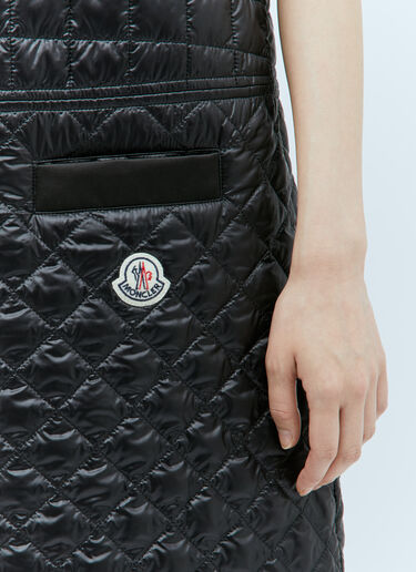 Moncler 퀼팅 마감 미니 원피스 블랙 mon0257035