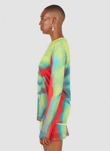 Body Morph Mesh Cover Top Y/Project x Jean Paul Gaultier Body Morph Mesh Cover Top Yellow ypg0350005