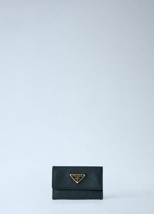 Prada Saffiano Card Holder Black pra0264201