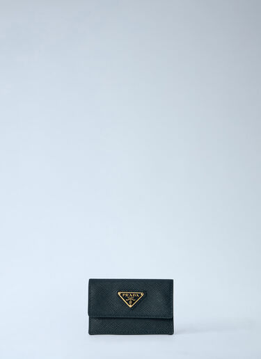 Saffiano Card Holder Prada Saffiano Card Holder Black pra0264201
