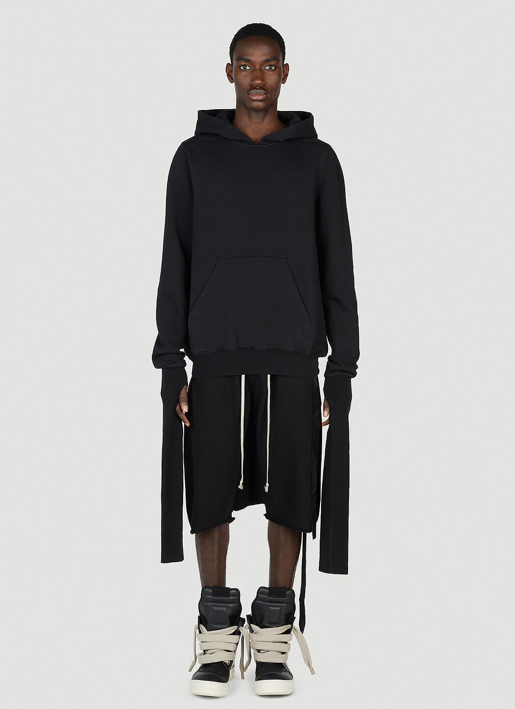 Rick owens hoodie sale clearance