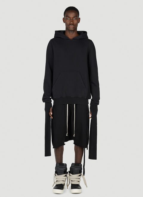 Rick Owens DRKSHDW Gauntlet Granbury フード付きスウェットシャツ ブラウン drk0154001