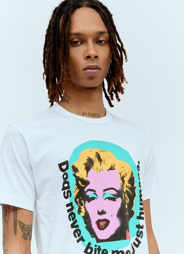 Comme des Garçons SHIRT x Andy Warhol T-Shirt White cdg0156007