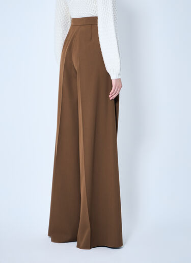 Gabardine Wool Pants Max Mara Gabardine Wool Pants Brown max0259012