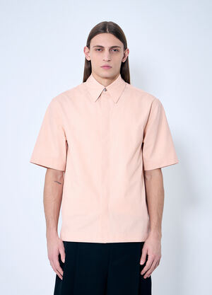 Jil Sander Short-Sleeve Shirt Pink jil0159002