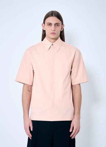Jil Sander Short-Sleeve Shirt Pink jil0159002