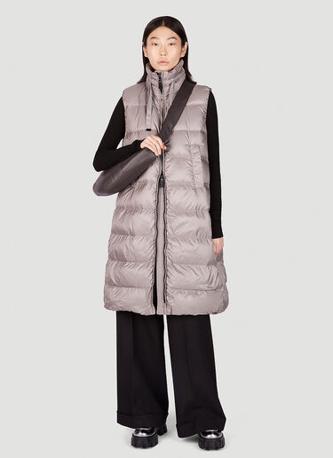 Max Mara Seivi Sleeveless Padded Coat Grey max0251048
