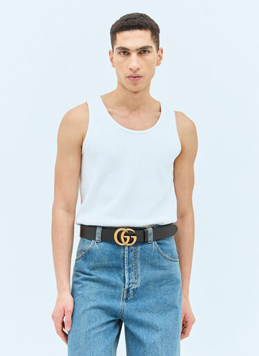 GG Marmont Wide Belt Gucci GG Marmont Wide Belt Black guc0141050