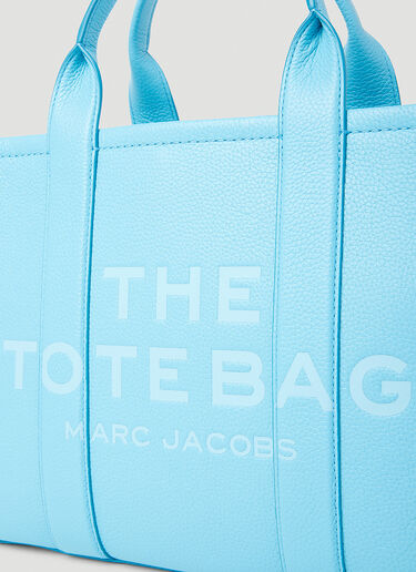 Marc Jacobs Leather Medium Tote Bag Blue mcj0253015