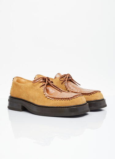 Eytys Akeem Suede Lace-Up Shoes Brown eyt0354018