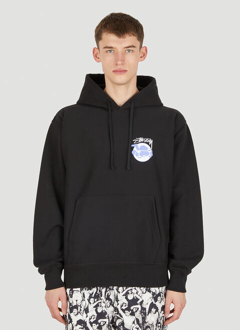 Stüssy Skateman Hooded Sweatshirt Blue sts0350008