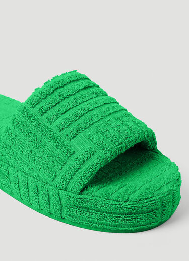 Bottega Veneta Resort Sponge Slides Green bov0249075