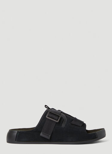Tape Sandals Stone Island Shadow Project Tape Sandals Black shd0152020