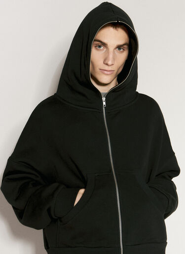 Entire Studios Eternal Zip Hooded Sweatshirt Black ent0155022