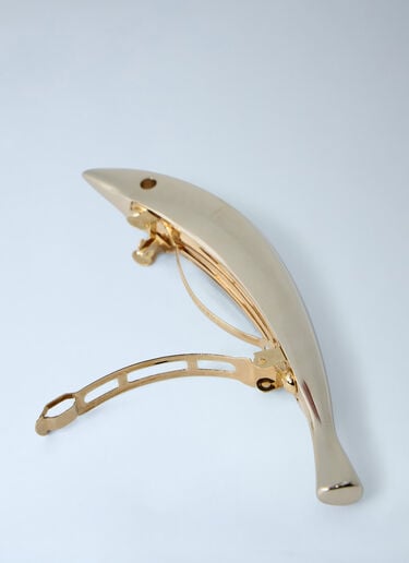 Bottega Veneta Sardine Hair Clip Gold bov0263038