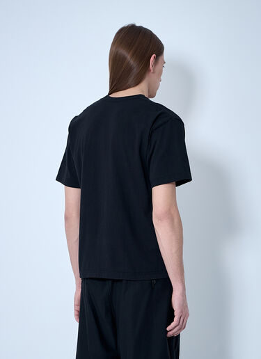 Yohji Yamamoto Logo Motif T-Shirt Black yoy0160022