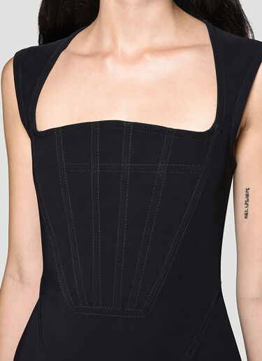 Bottega Veneta Panelled Dress Black bov0243005