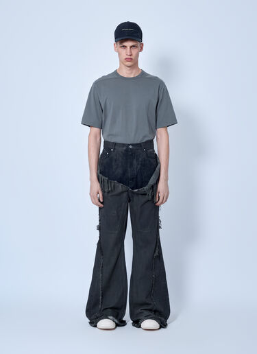 LN-CC® - Rick Owens DRKSHDW: Brad T-Shirt - Grey Rick Owens DRKSHDW Brad T-Shirt Grey drk0166017