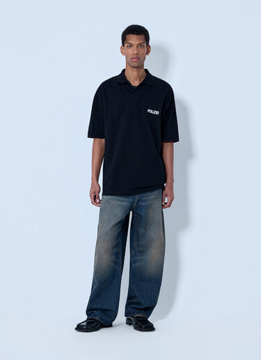 VETEMENTS Wide-Leg Denim Trousers Navy vet0164007