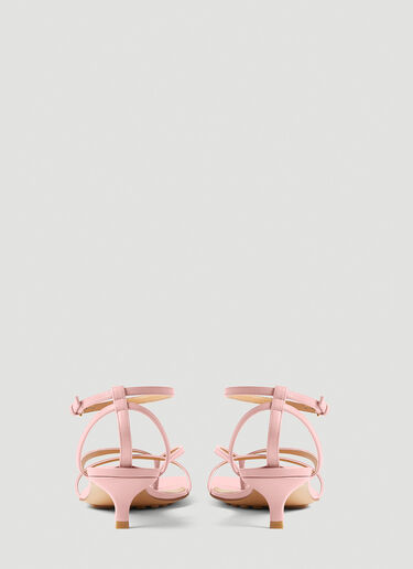 Stretch Strap Kitten Heel Sandals Bottega Veneta Stretch Strap Kitten Heel Sandals Pink bov0251074