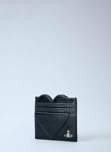 LN-CC® - Vivienne Westwood: Heart Card Holder - Black Vivienne Westwood Heart Card Holder Black vvw0266024