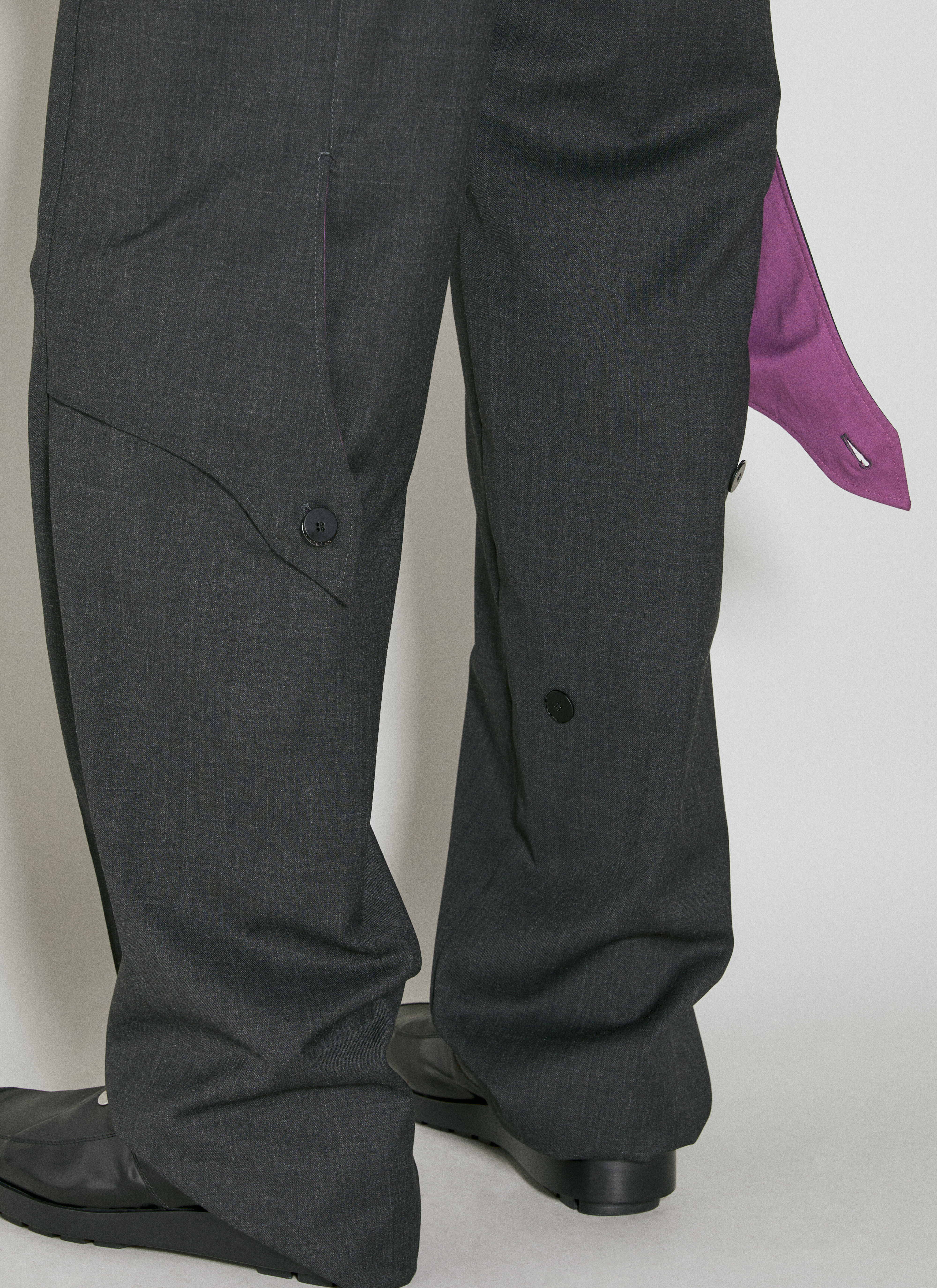 Kiko Kostadinov Megara Tailored Pants in Grey | LN-CC®